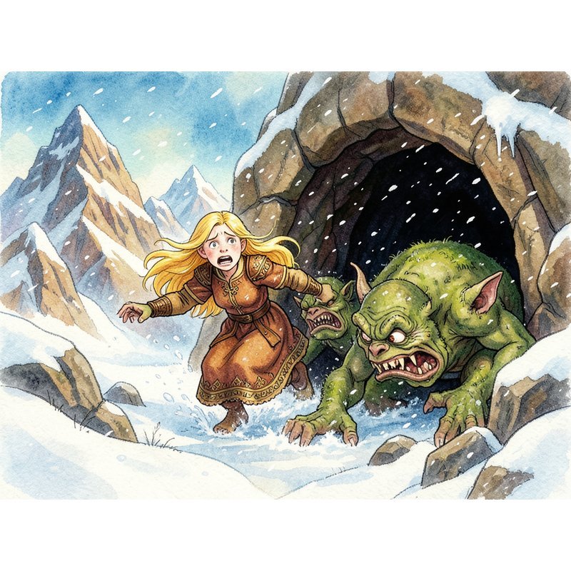 Дочь ярла в руках троллей