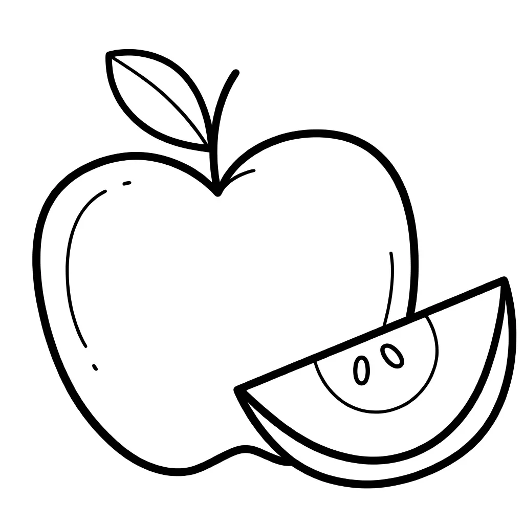 Долька яблока