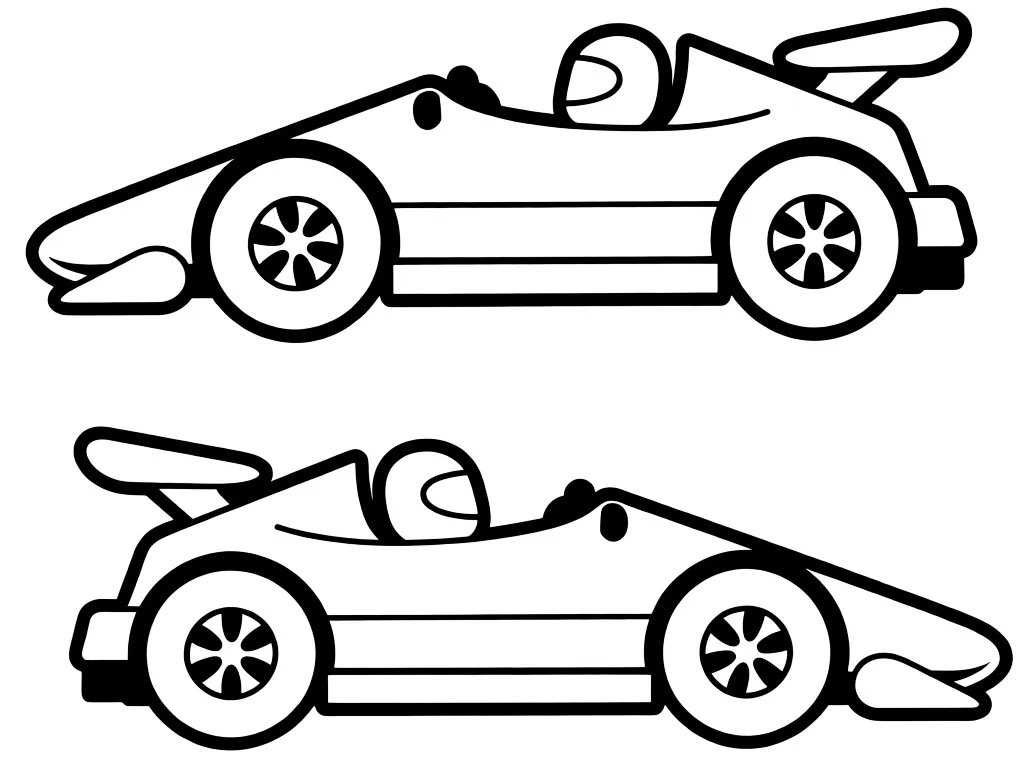 Два гоночных болида