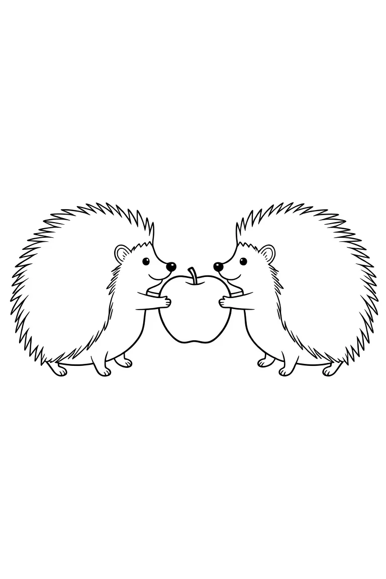 Два колючих ежика