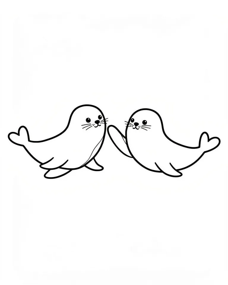 Два морских котика