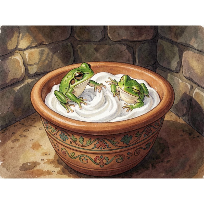 Две лягушки