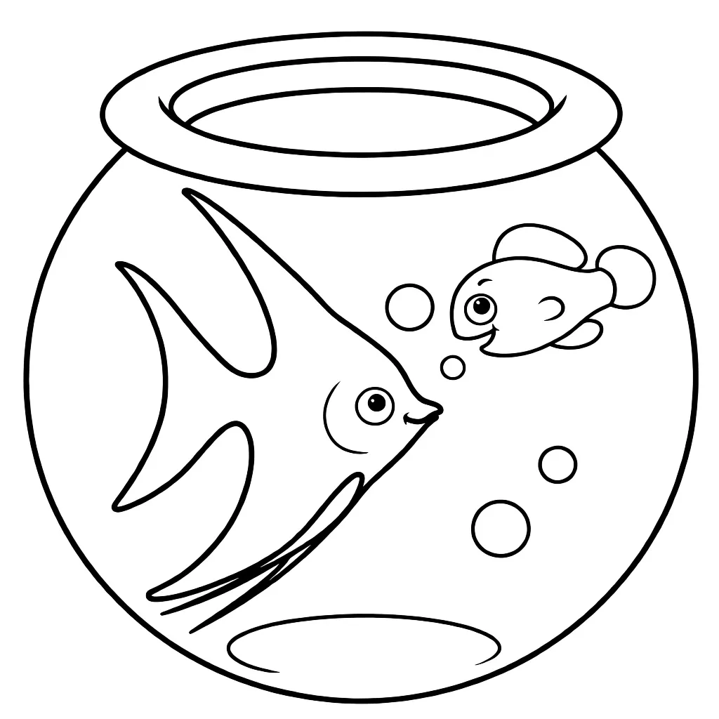 Две рыбки в аквариуме