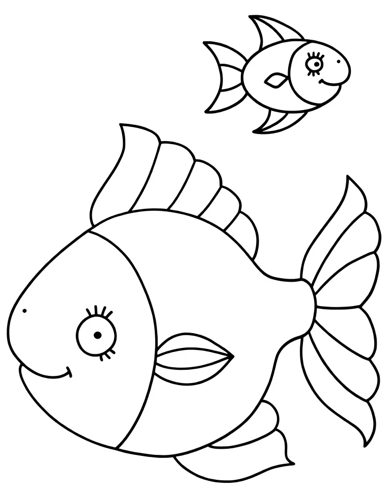 Две яркие рыбки