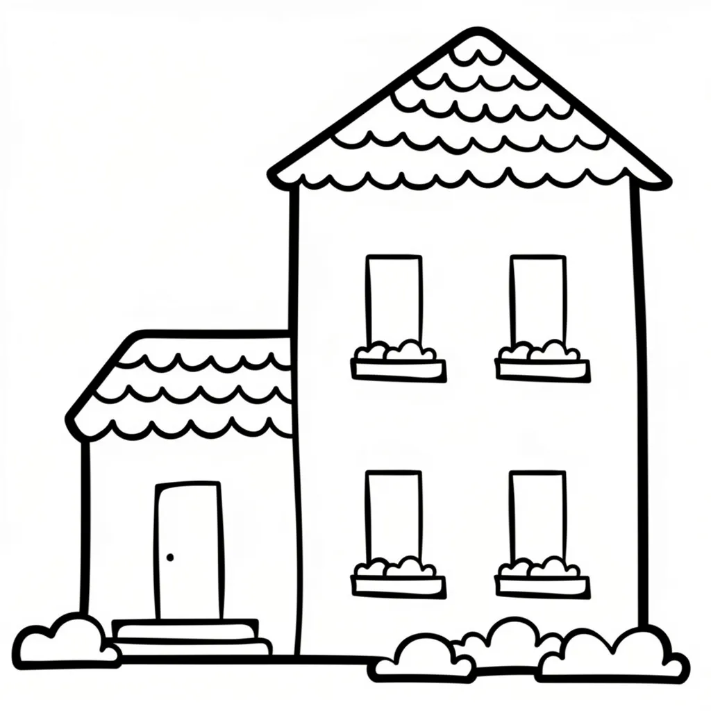 Двухэтажный домик