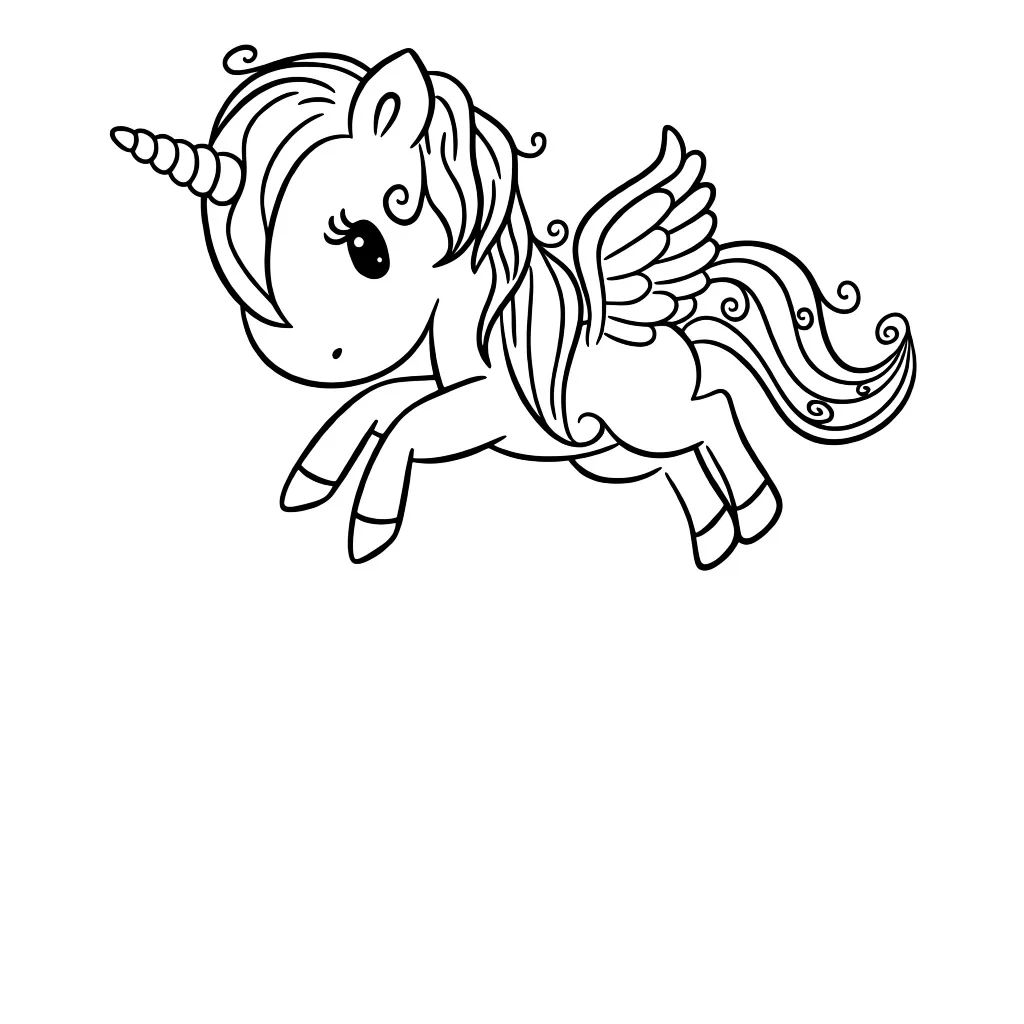 Единорог с крылышками
