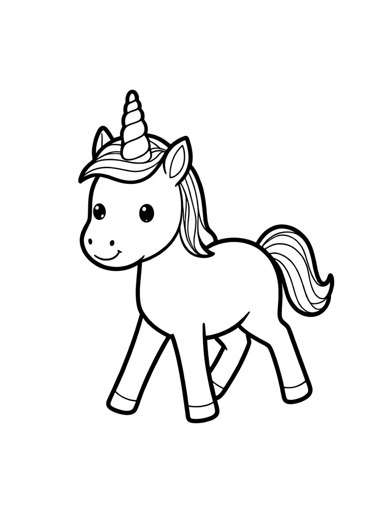 Единорожек на лугу