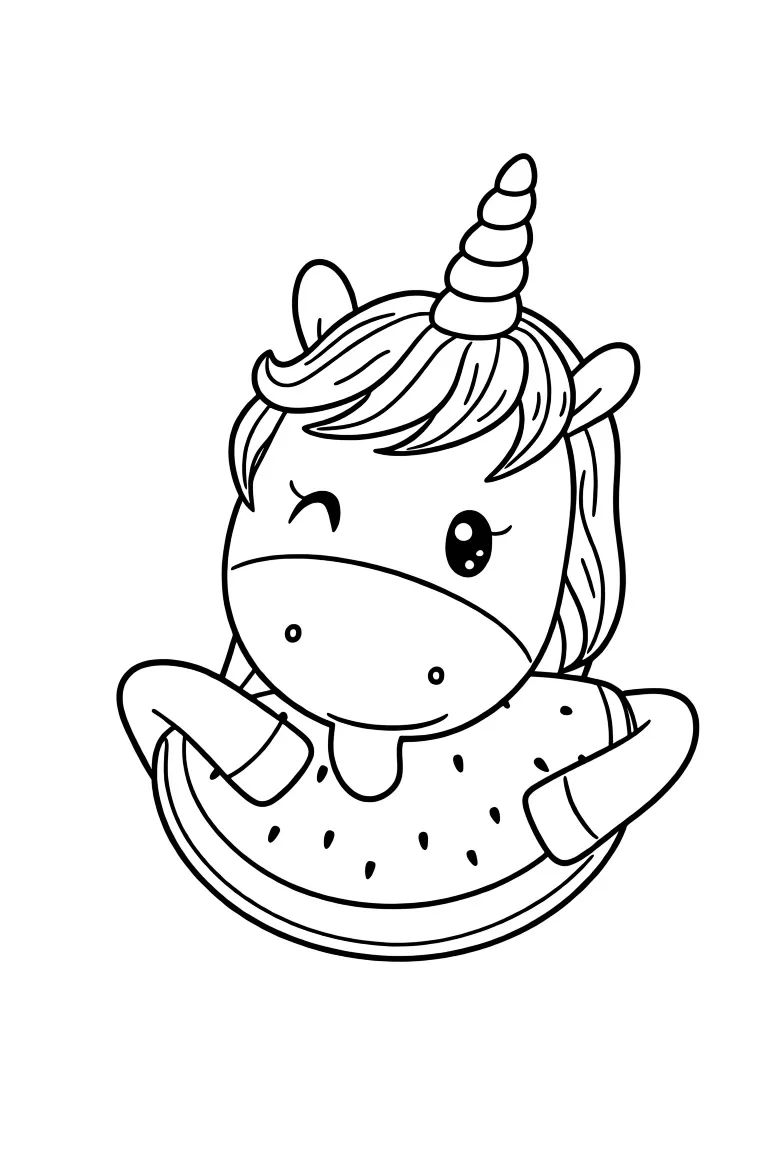 Единорожек с арбузиком