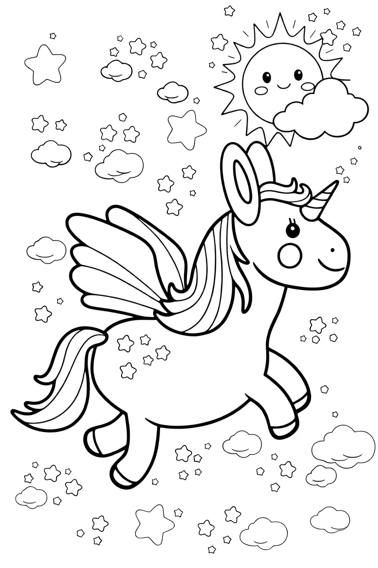 Единорожек в небе