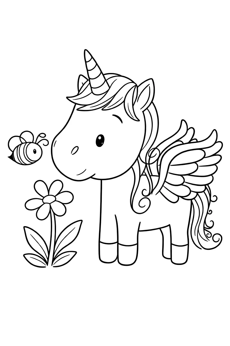 Единорожка и пчёлка