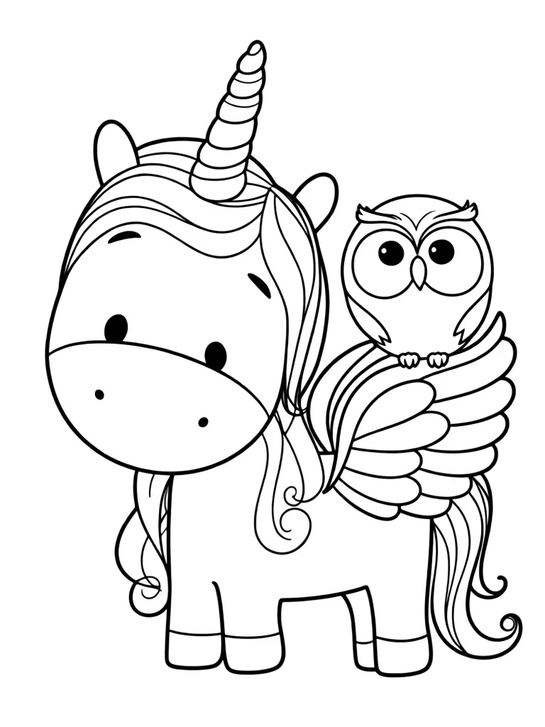 Единорожка и совушка