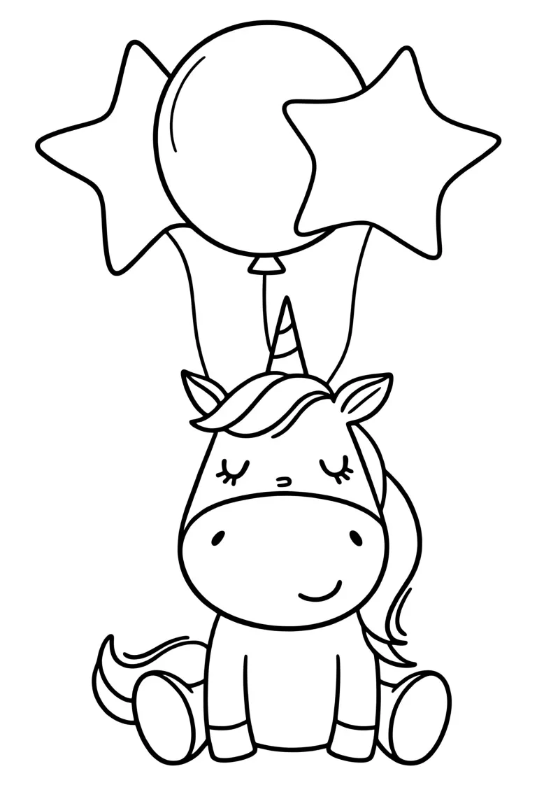 Единорожка с шариками