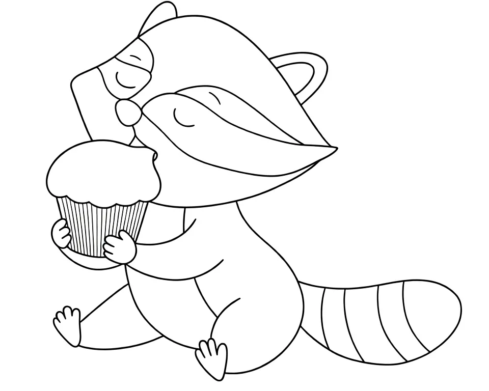 Енот есть пирожное