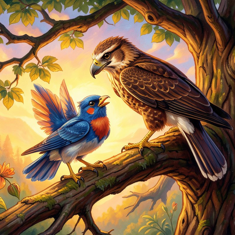 Соловей и Ястреб