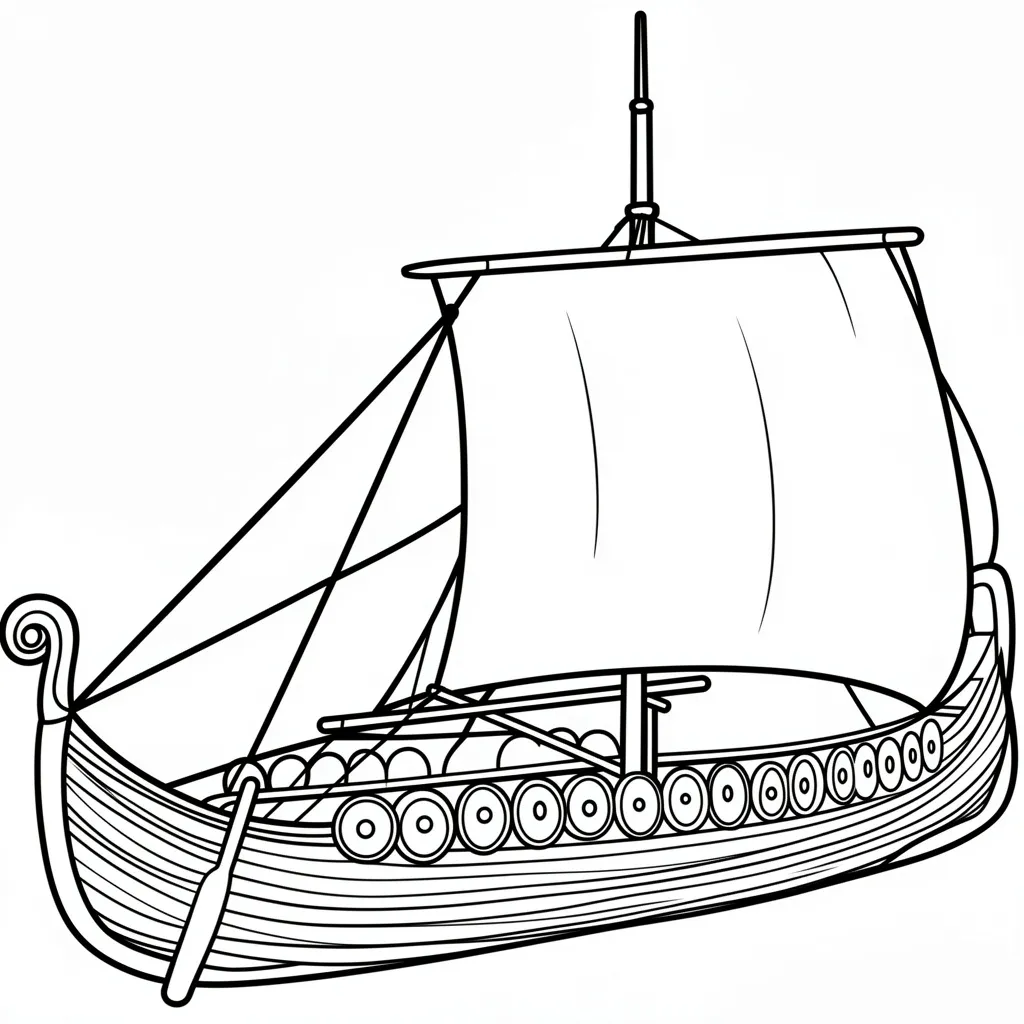 Галера с парусом