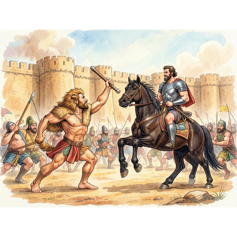 Геракл берет Трою