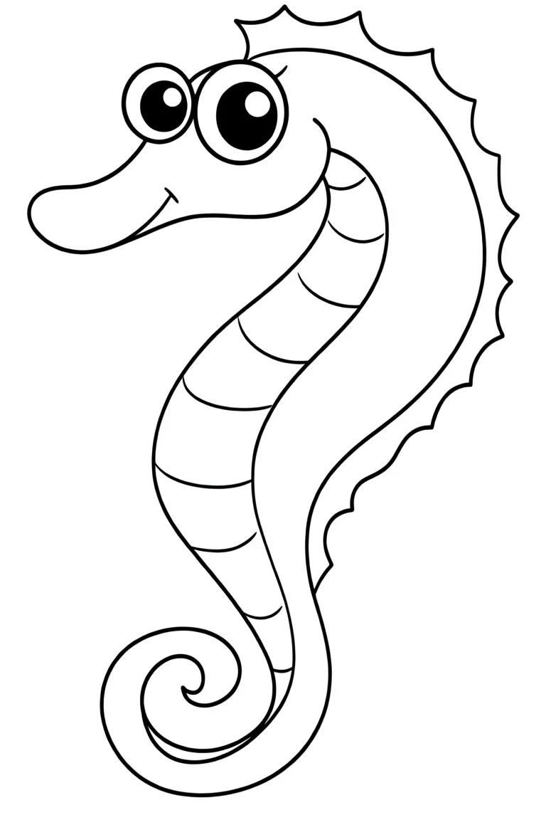 Глазастый морской конек