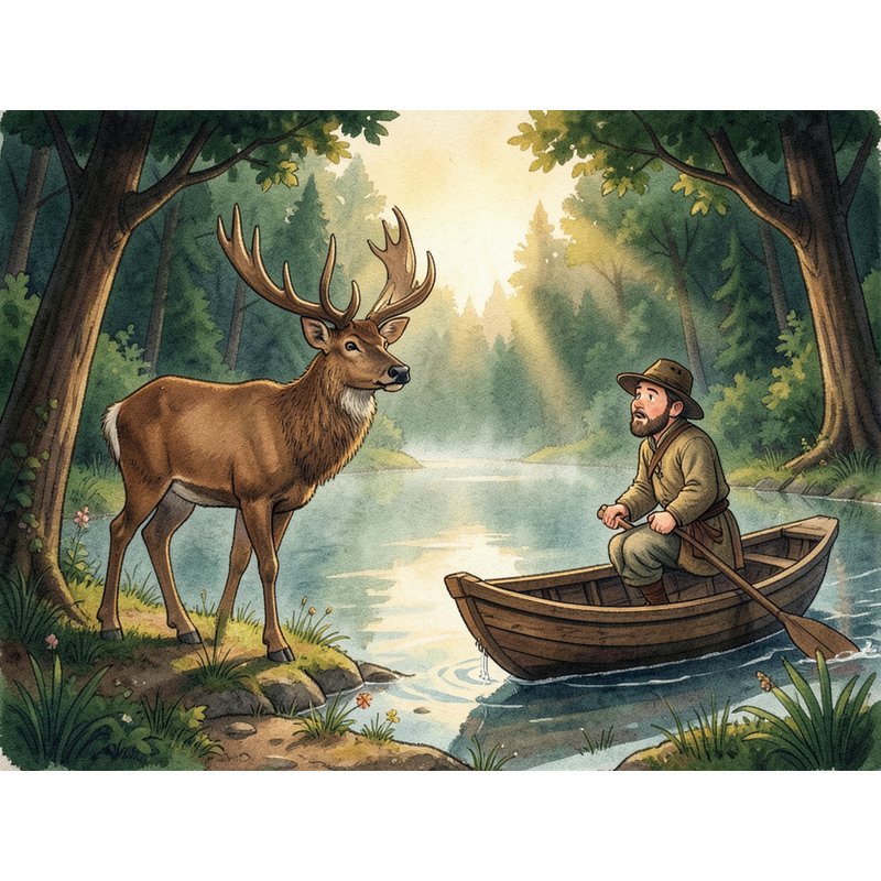 Гордый олень