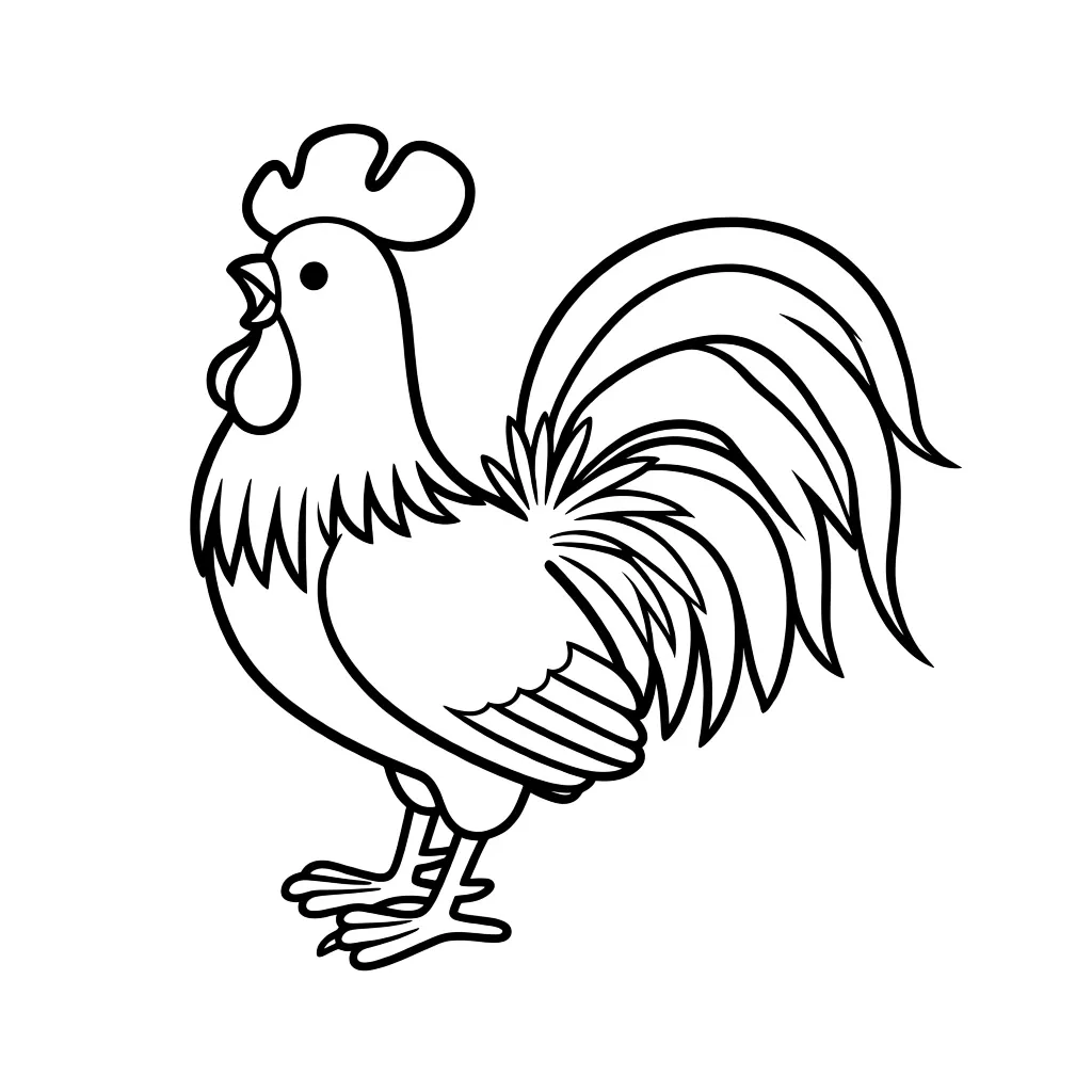 Гордый петух