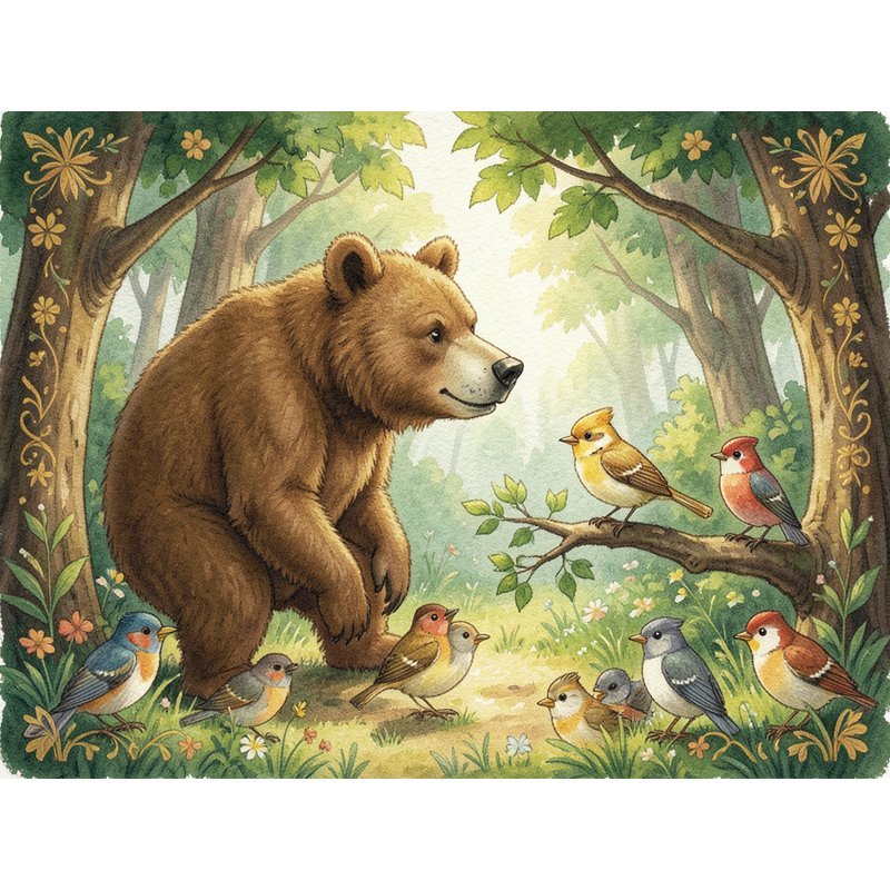 Королек и медведь