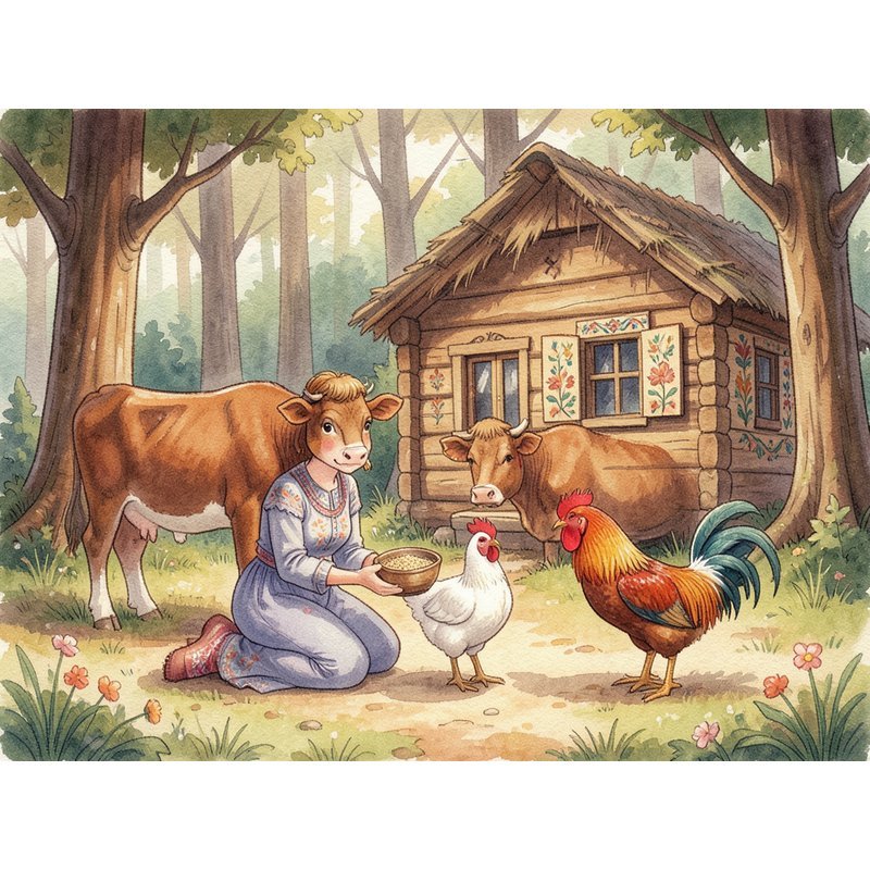 Лесная избушка