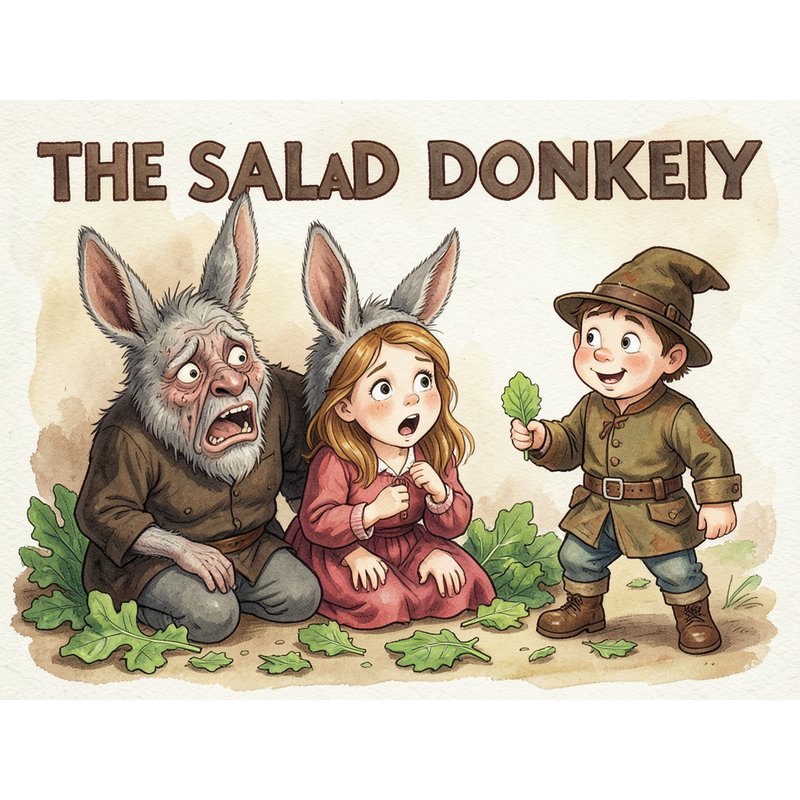 Салатный осел