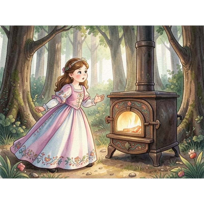 Железная печь