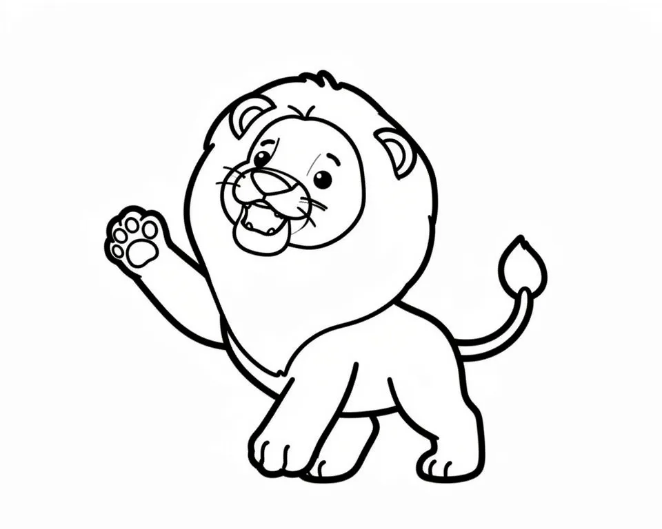 Грозный лев