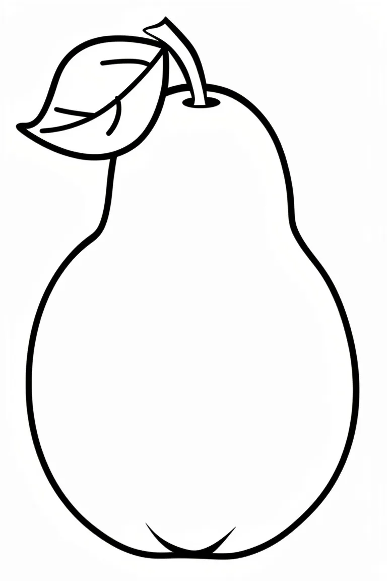 Груша с веточкой