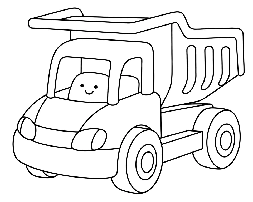 Грузовик с большим кузовом