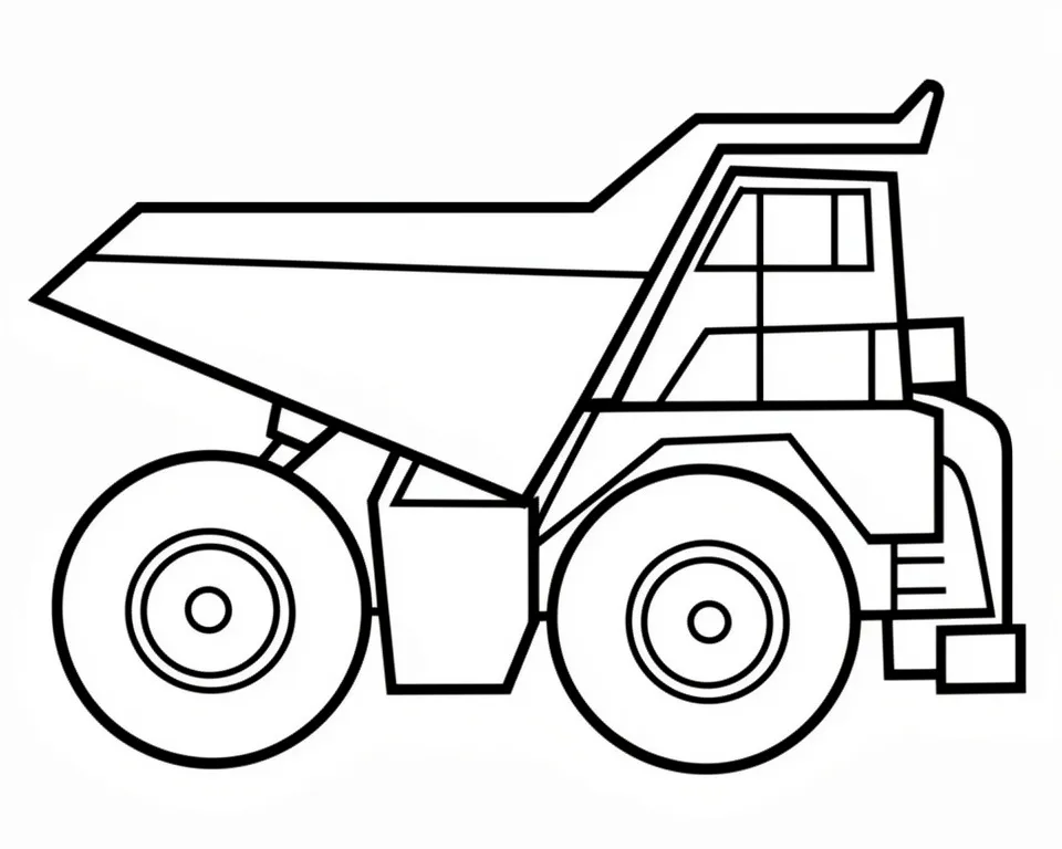 Грузовик с большими колесами