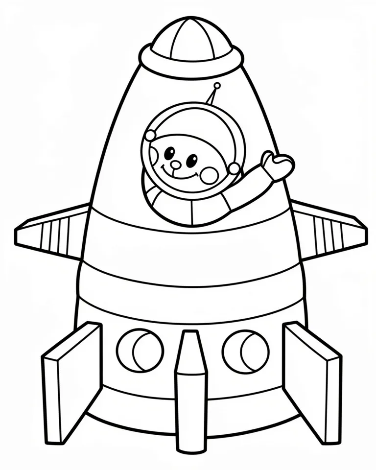 Игрушечная космическая ракета