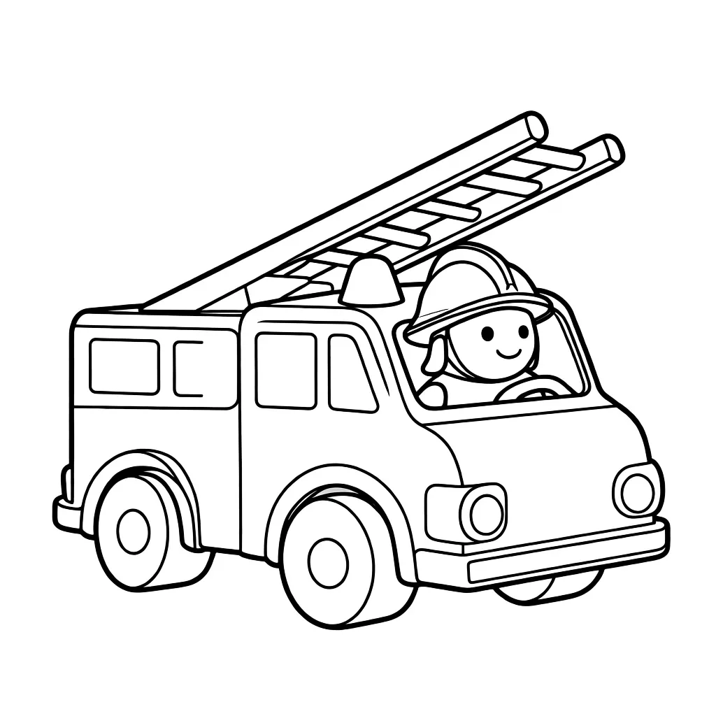 Игрушечная пожарная машина