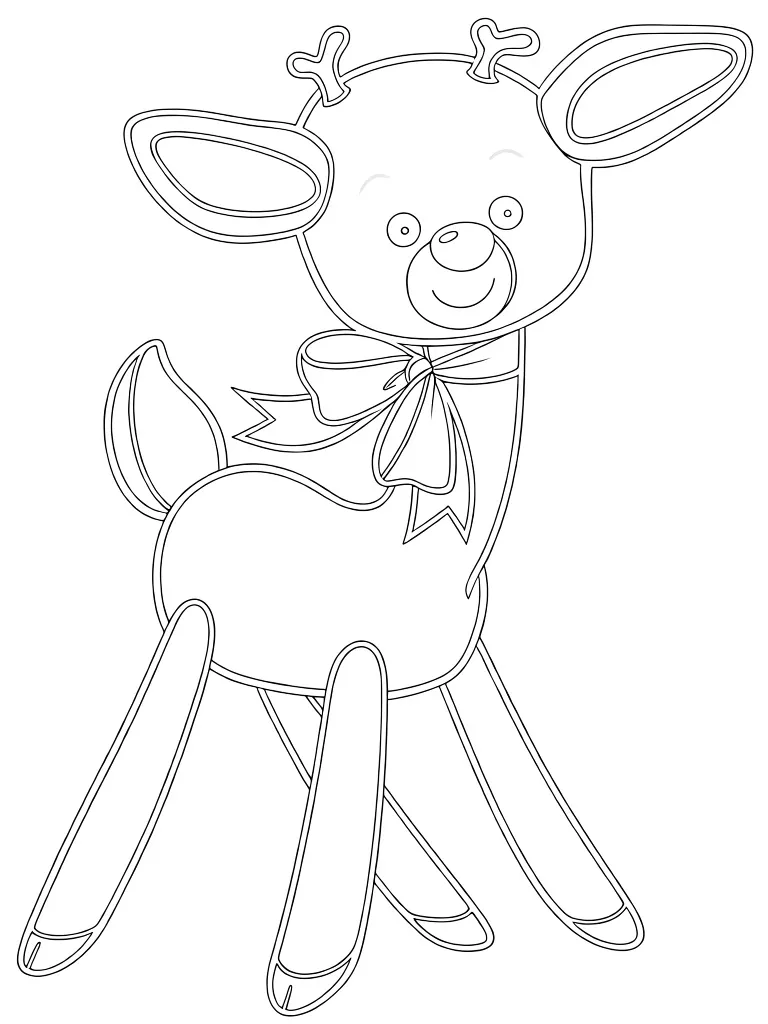 Игрушечный олененок