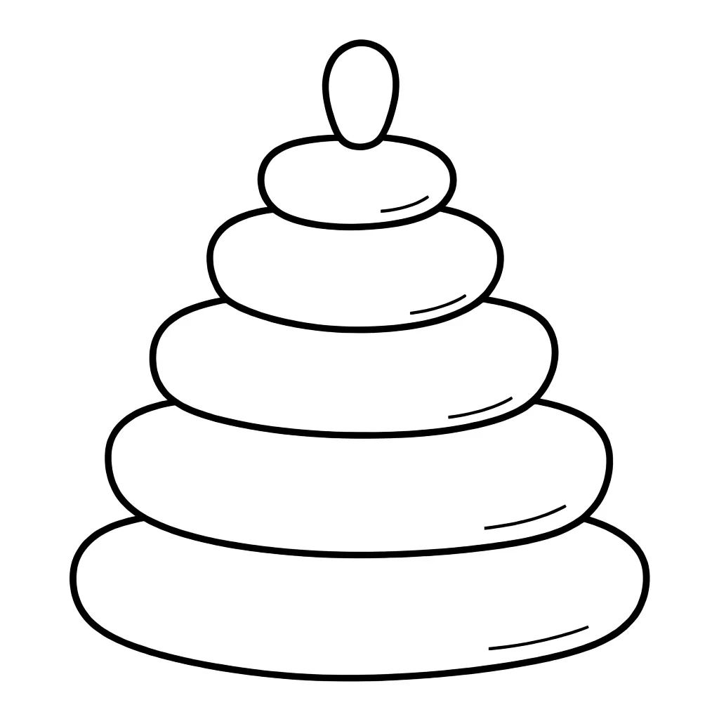 Игрушка пирамидка