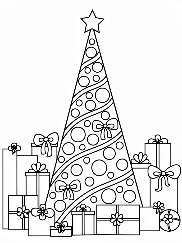 Ёлка с новогодними подарками