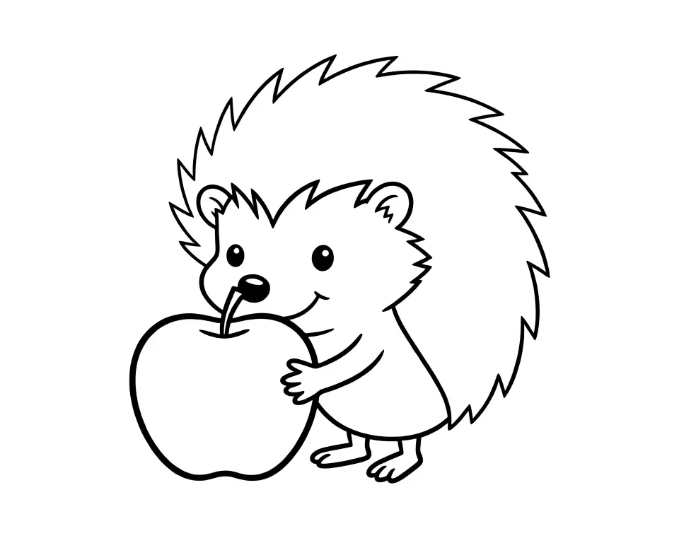 Ёжик с маленькими лапками