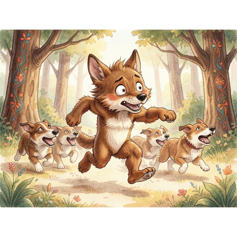 Как Братец Волк попал в беду