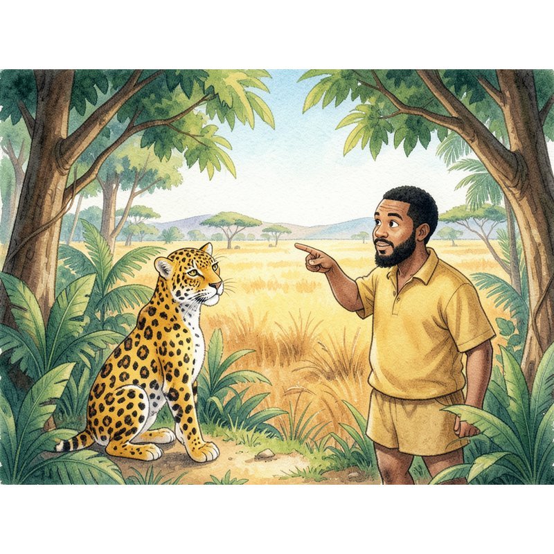 Как леопард стал пятнистым