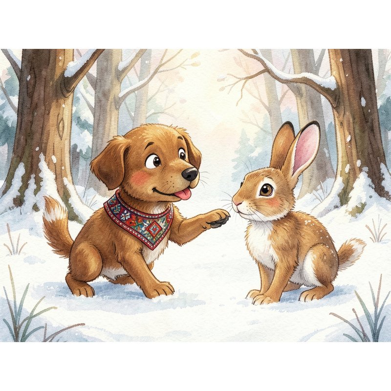 Как собака друга искала