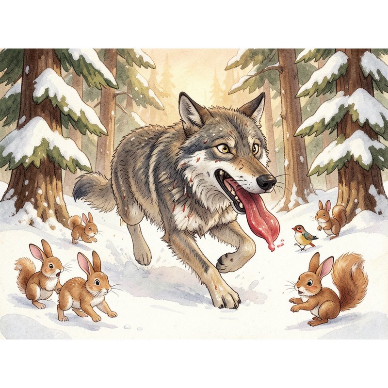 Как волка проучили