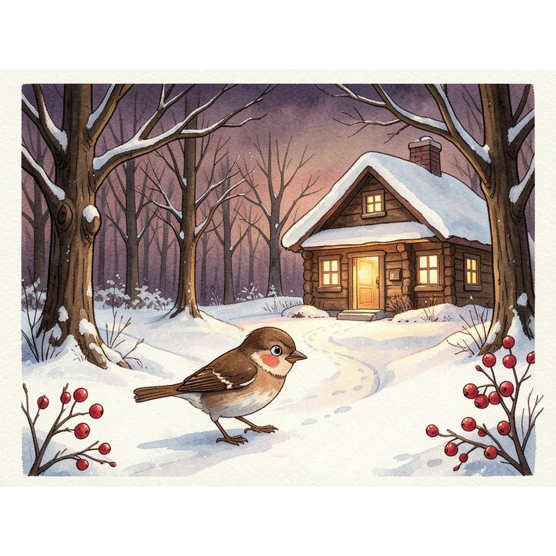 Как воробей к теплым землям шел