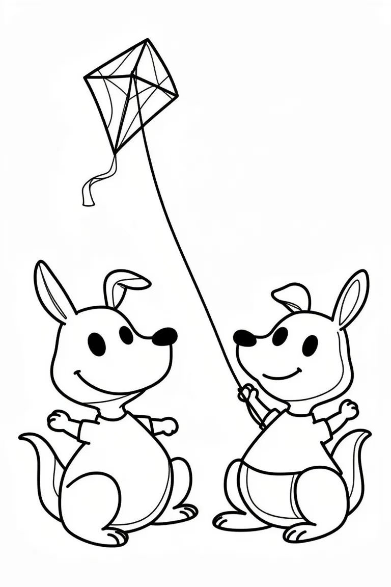 Кенгуру играются