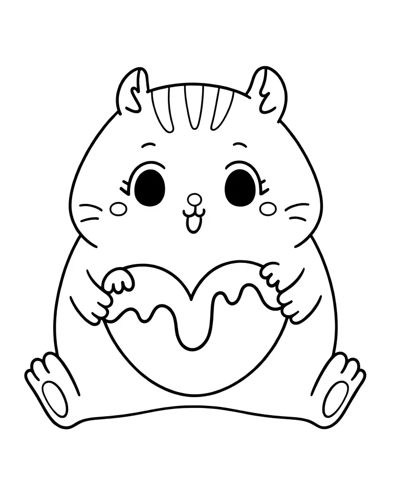 Хомячок с пончиком