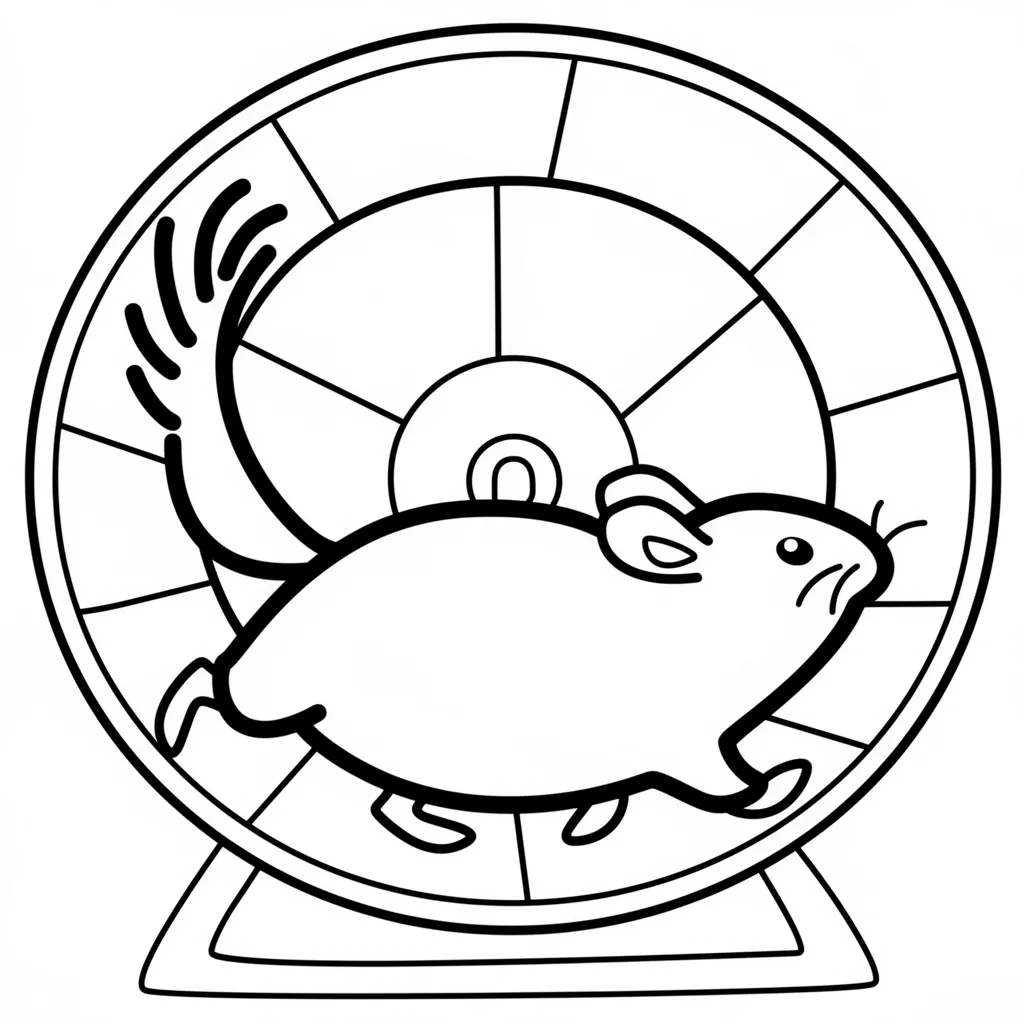 Хомяк в колесе