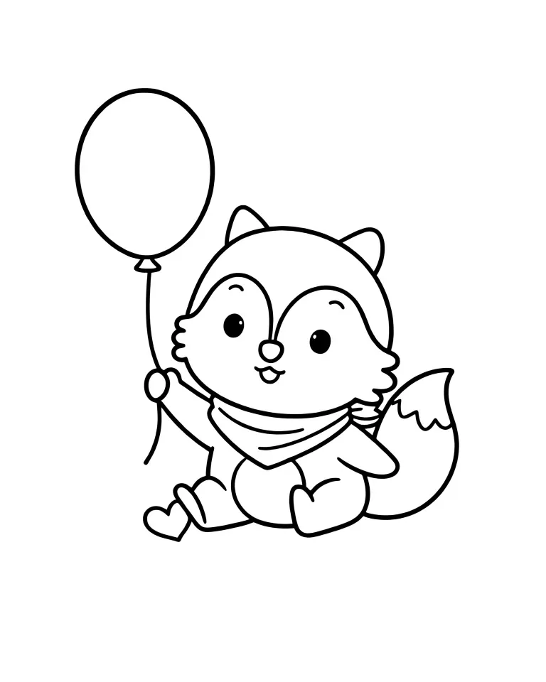 Хорошенький лисенок