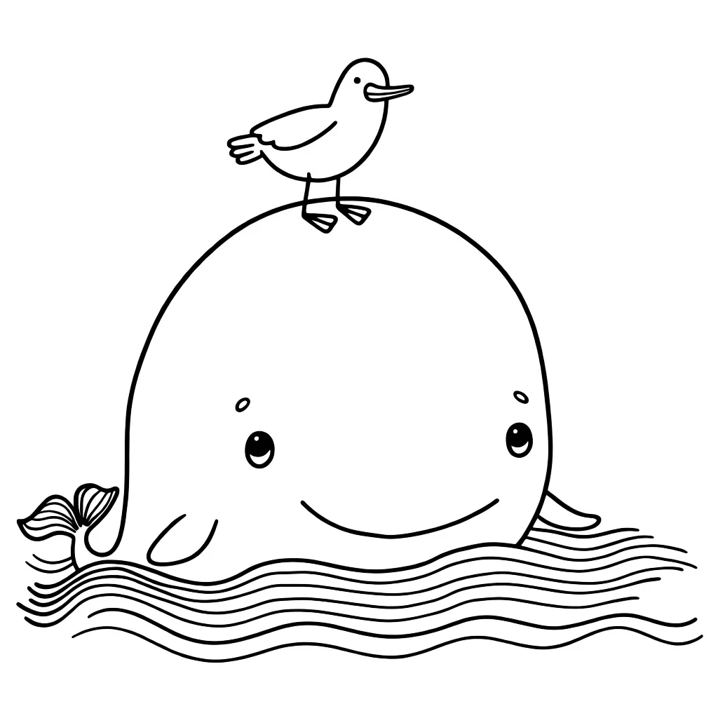 Кит и чайка