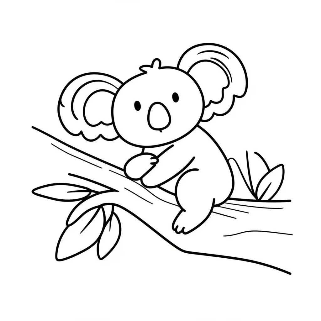 Коала на ветке