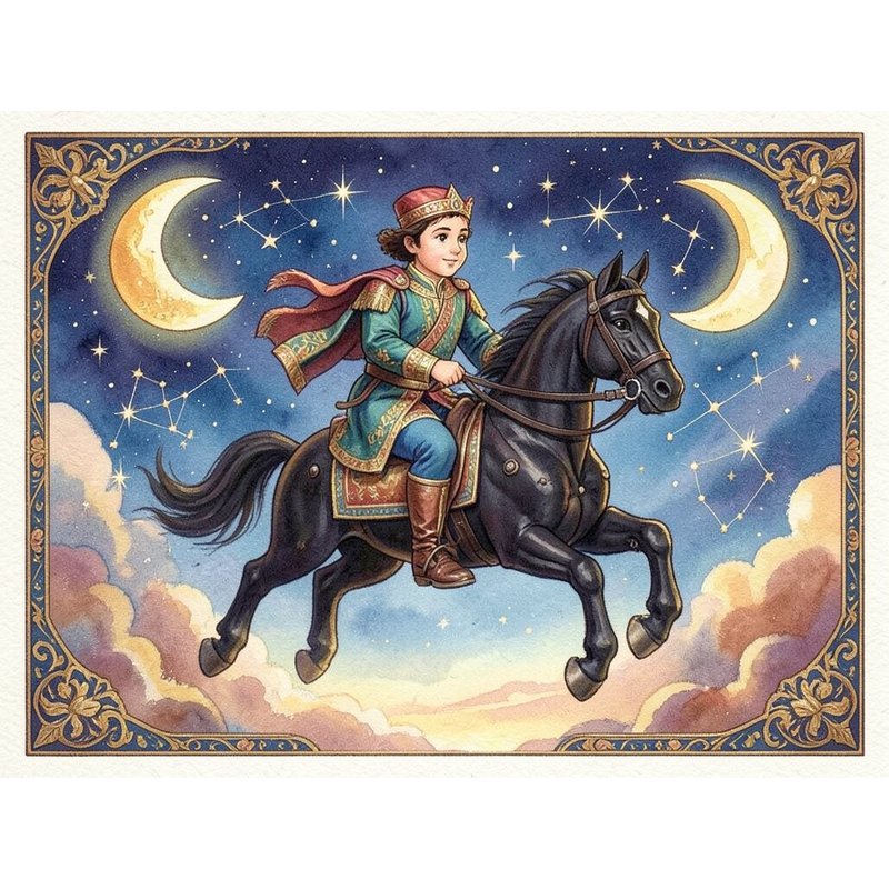 Конь из чёрного дерева