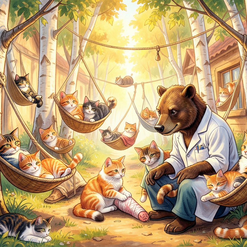 Кошачья санатория